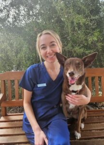Dr Sam with Coco
